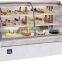 Counter cake display/refrigerated showcase/front door open cabinet