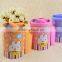 cute and durabel metal pen container with detachable lid
