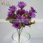 artificial gerbera flower plastic funeral flower wholesale 7 heads