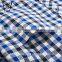 OEM t shirt for men plaid fabric men t-shirts embroidery designs