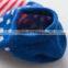 custom soft baby boys baby girls crew socks with colorful flag design