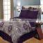 king size 8pcs plain dyed comforter set