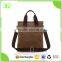 Multicolour Canvas Adjustable Strap Document Bag with Tote Handle