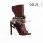 Tavia 01 wine red high heels no platform sandal 2016 elegant design unique models for fashion women                        
                                                Quality Choice
                                                                    