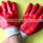 pvc full coated cotton gloves