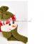 Christmas party wrist band decoration plush bangle for gift promotional for children