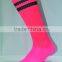 100% polyester grade original pink color cheap soccer socks                        
                                                Quality Choice