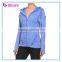 OEM Supply slim fit nylon spandex fitness wear gym jacket for women