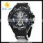 WJ-5262 rubber strap fashion best selling waterproof double movement men digital sport wrist watches
