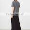 Latest Fashion Long Skirts for Women Simply Design Black Flowy Long Skirt