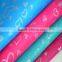 Thin Heart-shaped Glitter Printed Wrapping Non-woven Fabric