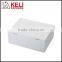 High quality 2 bottles wooden wine box with 2 open door