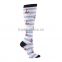 Custom Wholesale Unisex Novelty Black Cotton Knee High Sock