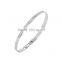 Memories Bangles With Customize Design Word 'JUST KEEP SWIMMING' With 4mm/7mm Width