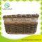 Modern oval rattan household basket