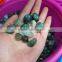 green color polished natural rock agate tumble stone