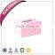 Delicate leather cover beads tissue boxes pink fancy