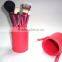 High Quality Cylinder Case 12pcs Portable Cosmetic Make Up Brush Set