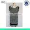 women grey round neck pullovers with half sleeves
