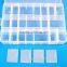 Adjustable Plastic 24 Compartment Storage Box Jewelry Earring Bin Case Container