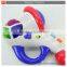 Cutely cartoon animal shape baby rattle baby bell with light&music