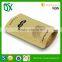 Food packaging kraft paper poly lined bag with window and zipper in china