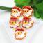 New arrival resin santa claus resin hair bow resin cabochons flatback resin DIY resin for kids hair phone accessaries