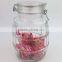 Big Capacity Glass Storage Jar With Glass Lid, Glass Hermetic Clip Jar, Glass Cookie Jar