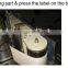 Automatic Paste Labeling Machine for vinegar/chemical/wine Bottle