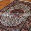 5x8ft pink color silk carpet nain design handmade rag rugs