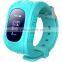 New products for 2016 waterproof wrist watch gps tracking device for kids Q50 with two way communication