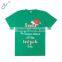 Wholesale 100% Cotton Funny Christmas Gift T shirt Promotional T shirts