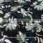 white floral printed silk stretch chiffon fabric for women one piece dress
