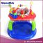 Multifuction rotating baby walker with music