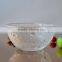 Transparent Christmas Promotional Glass Bowl with Special Pattern