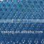 2014 new bright blue see through mesh fabric