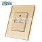 Toughened glass panel universal wall socket usb charger