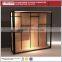High grand clothing shop wall hanging display cabinet