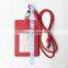 2016 braided PU leather Lanyard with ID pouch