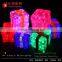 2016 new wedding stage decoration color change led light box