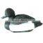 Plastic floating duck decoy of hunting duck