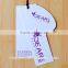Lovely Design Paper Hangtag for Women's Dress