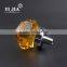 Shiny Warm Amber Top Knobs Hardware Cabinet Glass Pulls