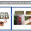 QT1-15 Interlocking soil brick making machine