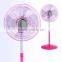 MAST FS-1202 Electric Mini Stand Fan Bedroom 12 inch, Hot Pink