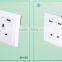 Wall Switched UK power socket with USB charging port