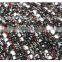 Fabric textile soft muliti color wool fabric , colored dots homespun fabric for winter Scarf