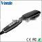 Five grade temprature control hair straightener brush lcd