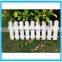 high quality white plastic pp removable garden fence