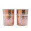 Hammered Copper Tumbler Set of 2 With LID | Traveller's Copper Mug
